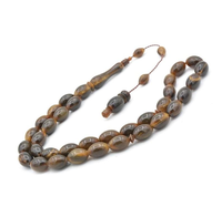 Tasbih Artesanal Ecológico de Cuerno de Búfalo, Cuentas Naturales Hechas a Mano, Regalo Moderno para Meditación Espiritual, Oración o Boda