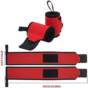 สายรัดข้อมือนีโอพรีนแบบปรับได้ กันลื่น ทนทาน ระบายอากาศได้ดี พับเก็บได้ สำหรับยกน้ำหนัก เพาเวอร์ลิฟติ้ง และการฝึกซ้อม - Product Image 5