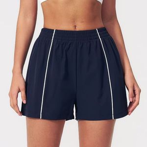 Shorts Deportivos de Secado Rápido para Mujer, Protección UV, Ligeros, para Correr, con Ribete en Contraste, Ropa Deportiva Personalizada para Verano - Product Image 1