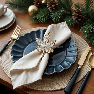 Christmas <b>Cartoon</b> Snowman Brass Napkin <b>Ring</b> Durable Table Decoration Antique Finish Metal Napkin <b>Rings</b> for Rustic Wedding - Product Image 4