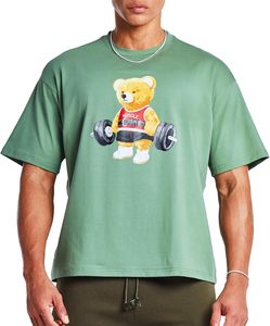 Camiseta Corta de Alta Calidad 100% Algodón Ecológico, Color Negro Sólido, Diseño Personalizado para Hombre - Product Image 5