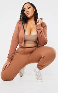 Hoodie court zippé personnalisé avec logo pour femme, grandes tailles, pour l'entraînement et le sport, toutes couleurs - Product Image 4