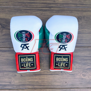 Guantes de Boxeo para Entrenamiento y Sparring |   Estilo de Dedo Completo |   Cierre de Gancho y Bucle |   Construcción en Cuero |   Absorción de Humedad - Product Image 2