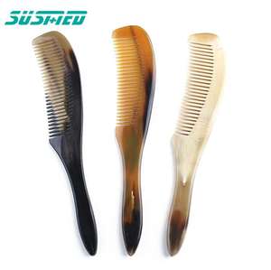 La Mejor Oferta, Peine de Cuerno de Búfalo TIMELESS CRAFT, Desenreda Fácilmente el Cabello Grueso y Texturizado, Luminoso, Masajeador, Impermeable - Product Image 2