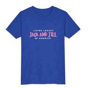 เสื้อยืดเด็ก Jack and Jill Living Legacy สีชมพู ลายกราฟิก แขนสั้น คอกลม สไตล์ลำลอง เสื้อยืดเด็ก รับผลิตเสื้อผ้าขายส่ง - Product Image 1