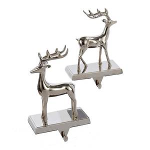 Soporte para Calcetines de Navidad de Metal Dorado, Gancho para Chimenea con Peso, Decoración Navideña para el Hogar - Product Image 4