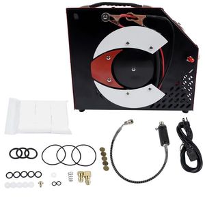 3 Stage 220V 110V 12V DC 350W 30mpa/4500psl Air Compressor Pump Red Product Category - Product Image 6