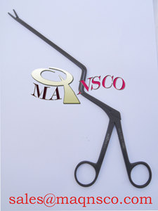 MANSOO Ultra-Coat Medium Kerrison Rongeurs, ouverture de mâchoire de 15 mm, manche détachable, plaque de fixation fine, instrument de chirurgie générale - Product Image 6