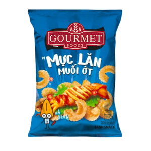 Poceee Partyz <b>Squid</b> Salt Chili Snack 30g delivers crispy chips with savory <b>squid</b> taste and a spicy chili kick - Product Image 1