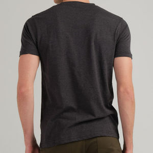 T-shirts pour hommes en coton 100% à manches courtes, style décontracté, dernier design, couleur unie, col rond, style streetwear - Product Image 3