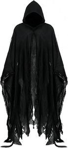Capa de Pirata Larga con Capucha, Personalizada, 100% Poliéster, con Estampado Digital, Disfraz de Halloween para Hombre Adulto, Inspirado en Películas y TV - Product Image 3