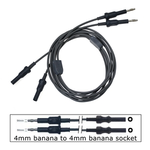 Professional Bipolar Forceps Cable 4mm Banana <b>Plug</b> Non Stick Polish Tip ESU Scissors Cable for Medical Use - Product Image 4
