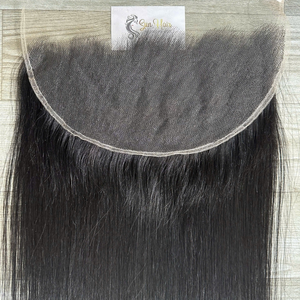 Vente en gros Top Grade Frontal vietnamien 13x6 HD Dentelle Droite Naturelle Super Double Dessiné 100% Vierge Cuticule Aligné Cheveux Humains - Product Image 5