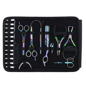 Hot Selling New Arrival Professional Surgical Grade Stainless Steel Hair <b>Extension</b> Pliers Kit Loop Tool Hook for Commercial - Product Image 1
