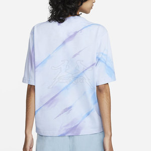 เสื้อยืดผ้าฝ้าย/โพลีเอสเตอร์พรีเมียม เนื้อผ้านุ่ม ระบายอากาศได้ดี ทรงหลวมใส่สบาย เหมาะสำหรับใส่ลำลองทุกวัน - Product Image 2