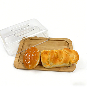 Elegante Mantequillera de Encimera con Tapa de Madera para Cocina Rústica y Almacenamiento Diario de Mantequilla - Product Image 4
