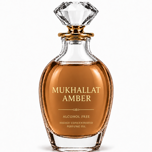 Aceite de Perfume Concentrado Mukhallat Amber, Fragancia Unisex de Larga Duración para Uso Diario y Elaboración de Perfumes - Product Image 1