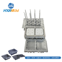 Cetakan Aluminium Vacuum Thermoforming Proses CNC Toleransi 0.02-0.05mm Permukaan Poles untuk Wadah Buah Stroberi Blueberry