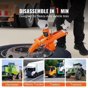 Rompedor de Talones Hidráulico de 1000 PSI, Herramienta de Bomba de Pie de Acero de Alta Resistencia para Tractores y Camiones, Cambiadores de Neumáticos - Product Image 2