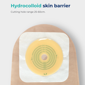 BLUENJOY Fabricante <span class=keywords><strong>Barrera</strong></span> hidrocoloide <span class=keywords><strong>de</strong></span> alta calidad Bolsa <span class=keywords><strong>de</strong></span> colostomía abierta <span class=keywords><strong>de</strong></span> dos piezas con abrazadera - Product Image 2