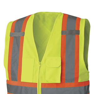Chaleco Reflectante de Seguridad Hecho en Pakistán, Diseño Personalizado con Logotipo, Chaleco Reflectante de Seguridad de Nuevo Diseño, Ropa de Trabajo Transpirable - Product Image 4
