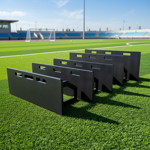 <span class=keywords><strong>Planche</strong></span> d'entraînement de football pliable en HDPE, une <span class=keywords><strong>planche</strong></span> de rebond pour la capture de ballons et la pratique du jeu de jambes en extérieur - Product Image 5