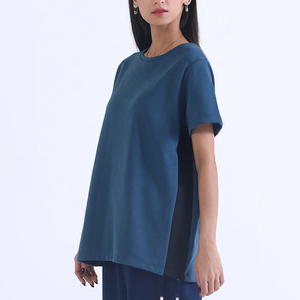 Camiseta de Verano Hecha a Medida, Estilo Vintage, Informal, de Alta Calidad, Poliéster/Algodón 240g, Transpirable, Ecológica, Corte Regular para Mujer - Product Image 6