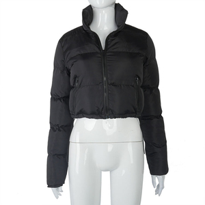 Trending Women Breathable Stand Collar Coat Puffer <b>Jackets</b> Winter Thick Short Padded Coat Winter Ladies Crop <b>Jacket</b> - Product Image 4
