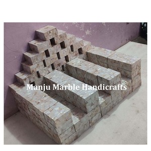 Nouveauté : magnifiques boîtes cadeaux artistiques en bois et nacre, forme carrée, 10 x 10 cm, pour la décoration de la maison et les cadeaux. - Product Image 2