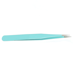 Coated Eyelash <b>Extension</b> Tweezers Straight Tip Beauty Tool Available in All Colors and Sizes Precision Durable Stainless Steel - Product Image 5