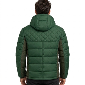 <b>Winter</b> <b>Men</b> Puffer Jacket Thick Quilted Design Warm Insulation Durable Fabric Comfortable Fit Outdoor Casual <b>Wear</b> OEM - Product Image 2