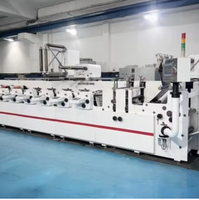 Machine d'impression flexographique automatique à bande étroite pour étiquettes, système d'impression industriel haute vitesse pour étiquettes et emballages