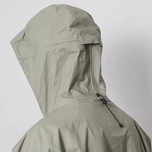 Chaqueta Cortavientos de Lona con Capucha para Hombre, Diseño Personalizado, Estilo Urbano de Invierno, Ecológica y Ligera, con Logotipo Frontal - Product Image 2