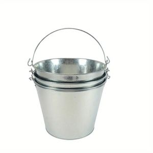 Eco Friendly Galvanized <b>Bucket</b> With Durable Steel Material For Household Garden Farm <b>And</b> Outdoor Everyday Use - Product Image 1