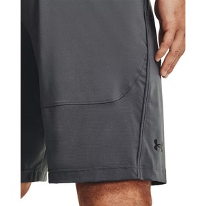 Shorts de sport décontractés pour hommes avec logo personnalisé, été, couleur unie, écologiques, taille élastique, séchage rapide, respirants, en coton - Product Image 2