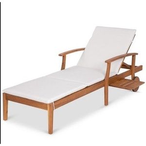 Chaise longue en teck fabriquée en Indonésie - Product Image 3