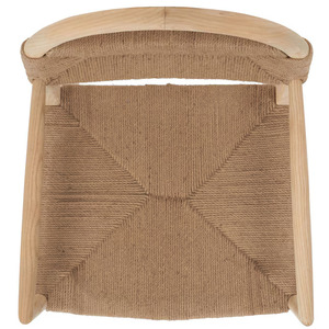 Silla de Comedor de Madera Minimalista de Lujo al por Mayor, Respaldo de Cuerda Tejida Arqueada, Muebles para el Hogar, Interiores Contemporáneos, NAM HAI Binh - Product Image 6