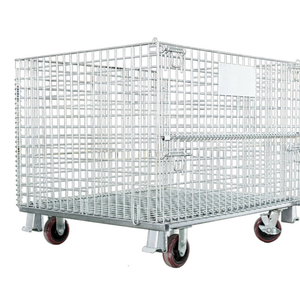 Estante de Almacenamiento Industrial de Metal con Ruedas, de un Solo Nivel, Apilable y Ajustable, Tipo Vertical para Artículos de Taller - Product Image 1