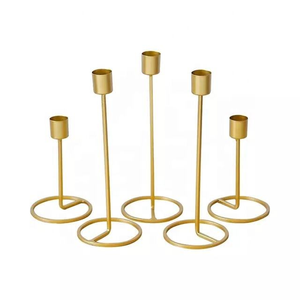 Support de bougie en métal haut de gamme pour hôtel et décoration intérieure - Product Image 1
