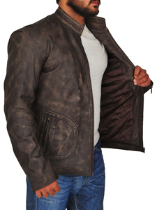 Gilet moto pour homme Al Nolan Enterprises en cuir PU rouge, écologique, respirant, antibactérien, col montant, coupe ajustée, streetwear - Product Image 3