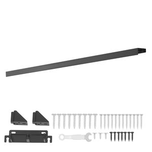 Kit Hardware per Porta Scorrevole a Doppia Guida in Lega, 6 Piedi, in Alluminio, Silenzioso, Facile Installazione - Product Image 1