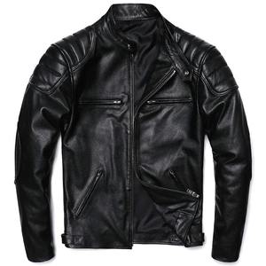 Chaqueta de Invierno para Hombre, Nueva Colección, Cuero Genuino de Piel de Oveja, Impermeable, Color Personalizado, Logotipo Frontal, Transpirable, de Secado Rápido - Product Image 4