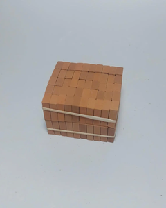 Mini-briques de construction en argile de culture tribale, modèle 1 à 16, pour la simulation de micro-maisons DIY, jouet artistique antique à assembler - Product Image 5