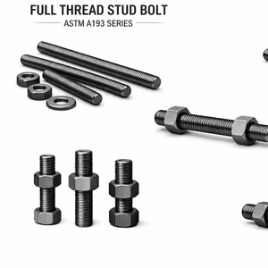 Perno Roscado de Alta Resistencia ASTM A193 B7, Fijaciones Roscadas de Precisión, Exportador - Product Image 1