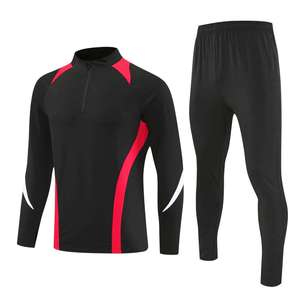 Edoor Wears Men's Polyester/Cotton Streetwear Tracksuit Quick Dry Lightweight Jogging Suit Gym Sportswear Training Set OEM - Product Image 5