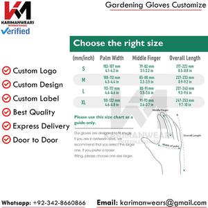 Guantes de Jardinería Duraderos, Transpirables, Ligeros, con Palma Reforzada y Ajuste Cómodo - Product Image 6