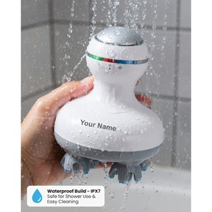 Masajeador Eléctrico de Cuero Cabelludo al por Mayor OEM con 84 Nodos de Amasamiento Profundo, Masajeador de Cabeza Portátil para el Crecimiento del Cabello y Alivio del Estrés - Product Image 2