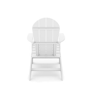 Sedia Adirondack Premium in HDPE Bianco - Elegante Legno Sintetico per Piscina, Patio e Arredamento da Giardino - Product Image 2