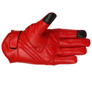 Gants de moto en cuir moto course équitation gants de moto gants imperméables - Product Image 5