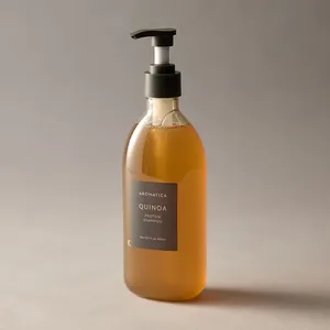 AROMATICA Shampooing nourrissant aux protéines de quinoa 400ml avec nouvelle pompe Produit de soin capillaire haut de gamme - Product Image 1